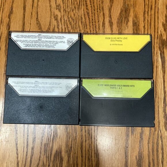Vintage Elvis Presley Cassette Tapes Lot of 4 - Picture 3 of 4